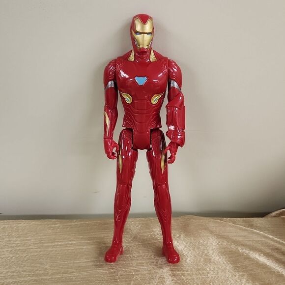 Iron Man Marvel Hasbro Red Suit Acruon Figure 12" - Picture 1 of 12